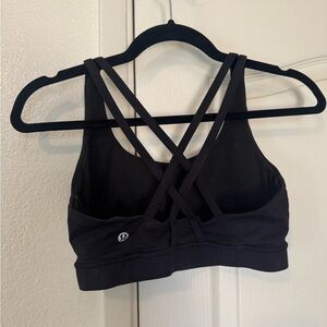 Black Lulu Lemon Sports Bra